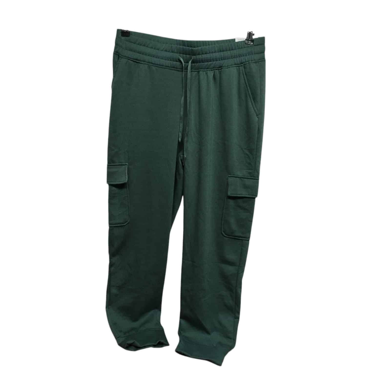 PANTALON DEP VERDE CON FELPA CARGO COD 77325 TXL