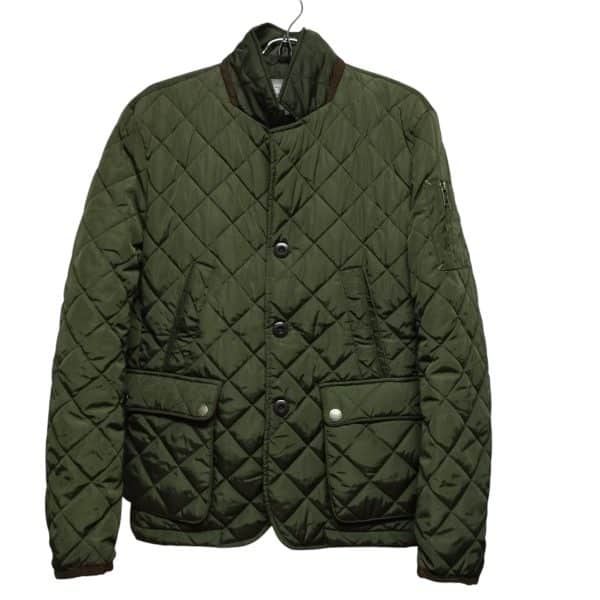CAMPERA VERDE CAPITONEADA BORDES MARRON  ZENIT T M