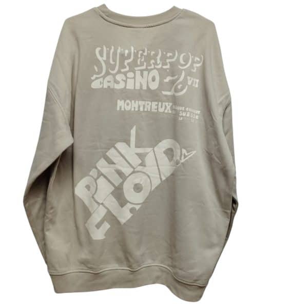 BUZO ALG BEIGE PINK FLOYD ESPALDA ESTAMPADA T XL - Imagen 2