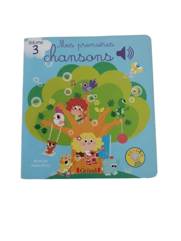LIBRO EN FRANCES CON SONIDOS DET PUNTAS MES PREMIERES CHANSONS
