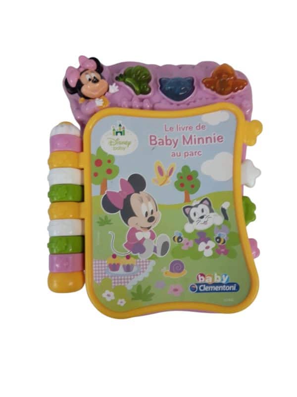 LIBRO DE SONIDOS MINNIE CLEMENTONI DISNEY EN FRANCES