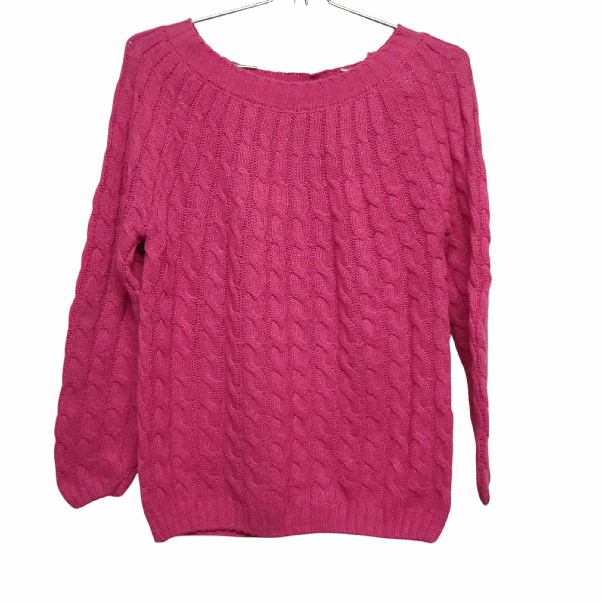 BUZO LANA FUCSIA OCHOS CANDEM T S APROX NUEVO