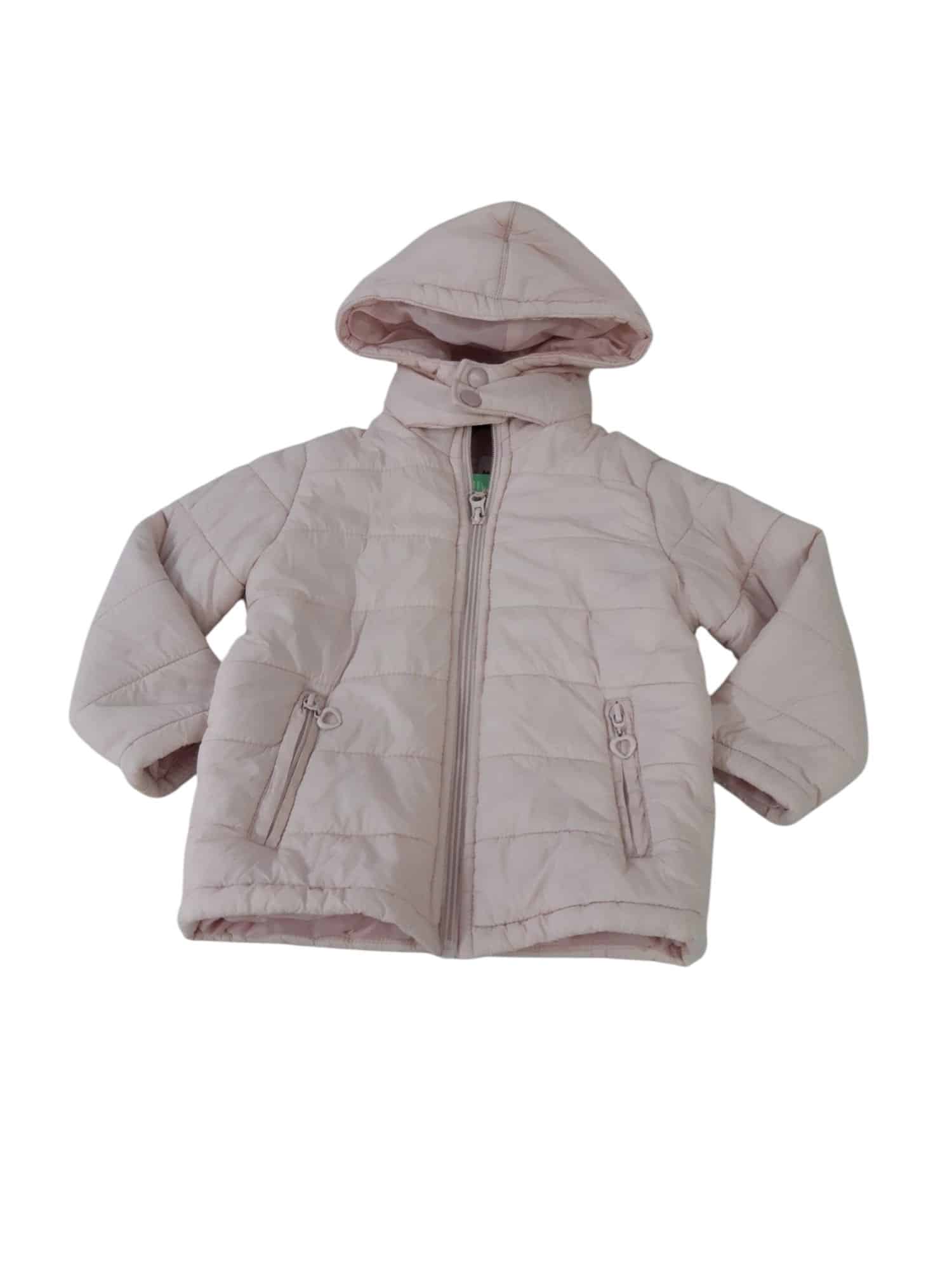 CAMPERA NYLON ROSA BEBE BAS T4