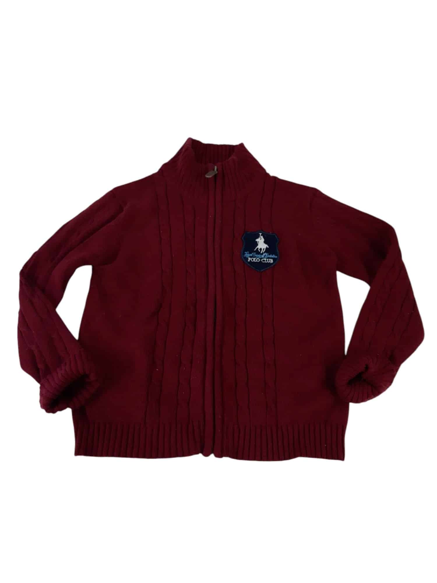 CAMPERA LANA ROJA OCHOS POLO T6