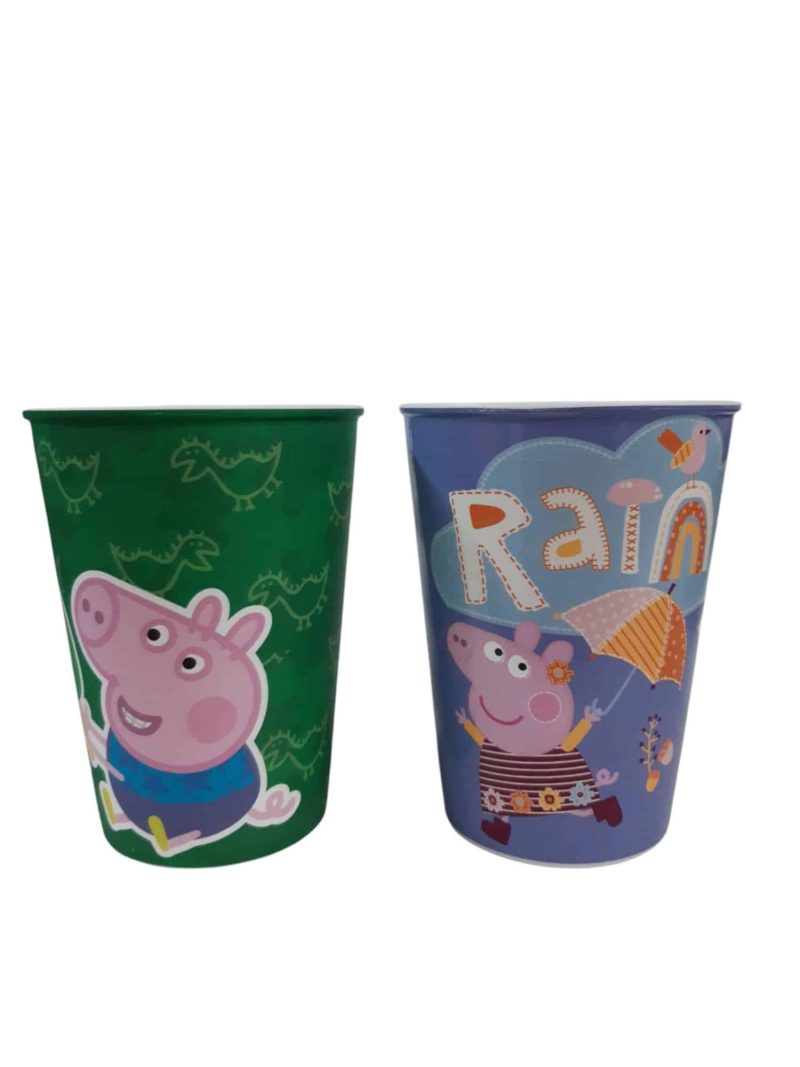 VASO PLASTICO PEPPA PIG 320 ML - Imagen 3