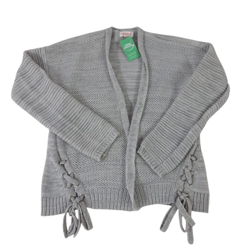 SACO DE LANA GRIS CAT & JACK T14/16 FLECOS