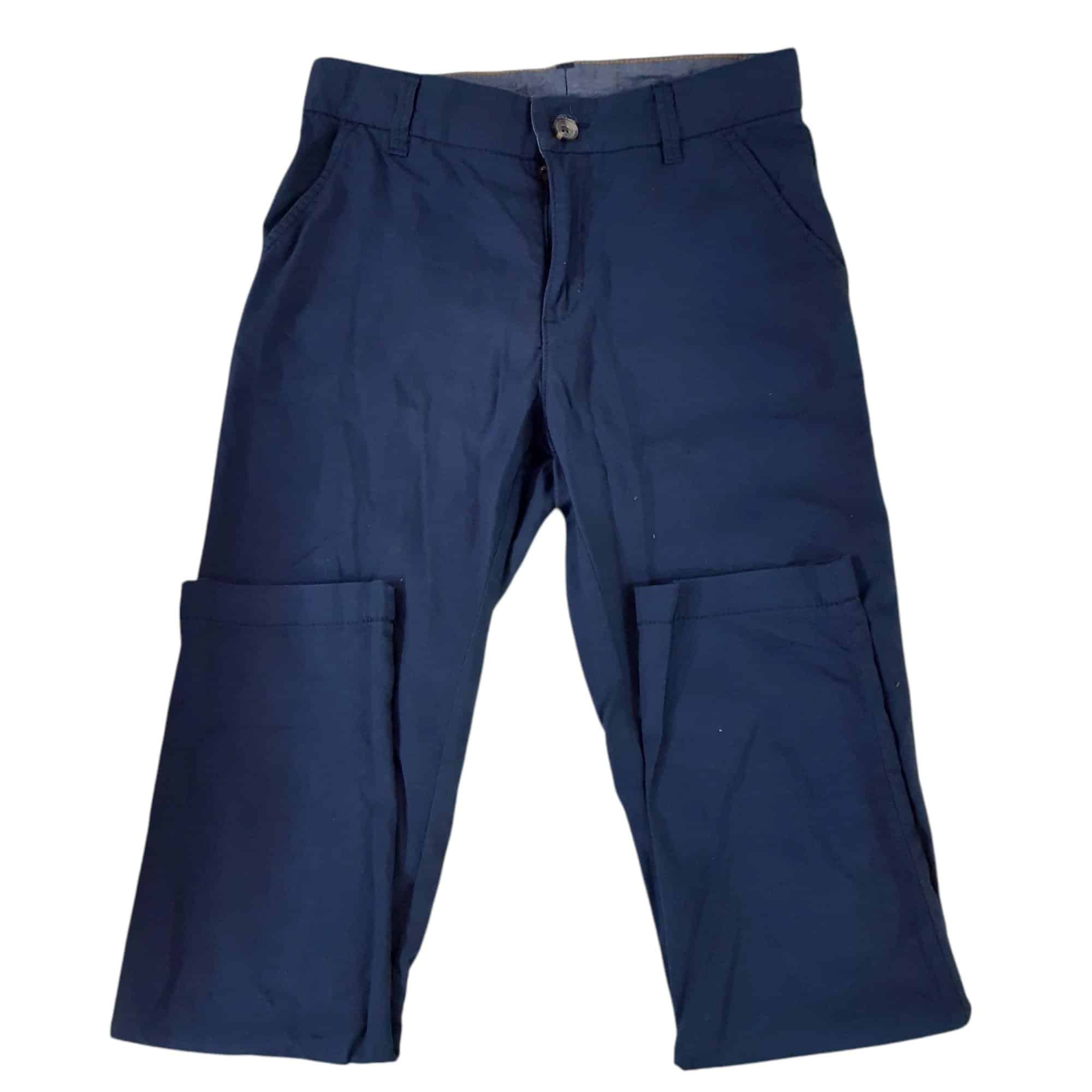 PANTALON DE VESTIR AZUL H&M T7/8