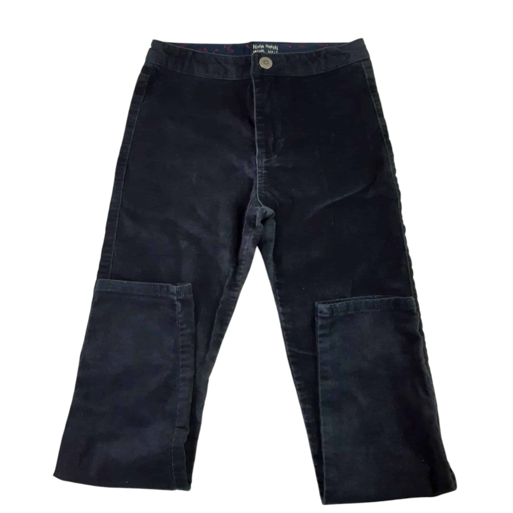 PANTALON PANA AZUL ZARA T8