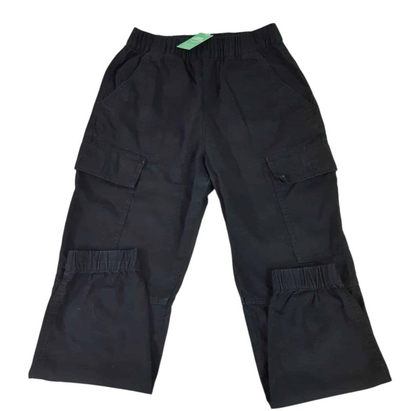 PANTALON CARGO NEGRO PUÑO H&M T9/10