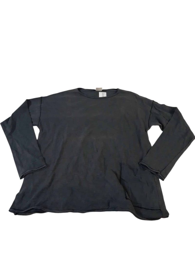 REMERA GRIS OSCURA RAYITAS ROJAS GT ZARA T13/14