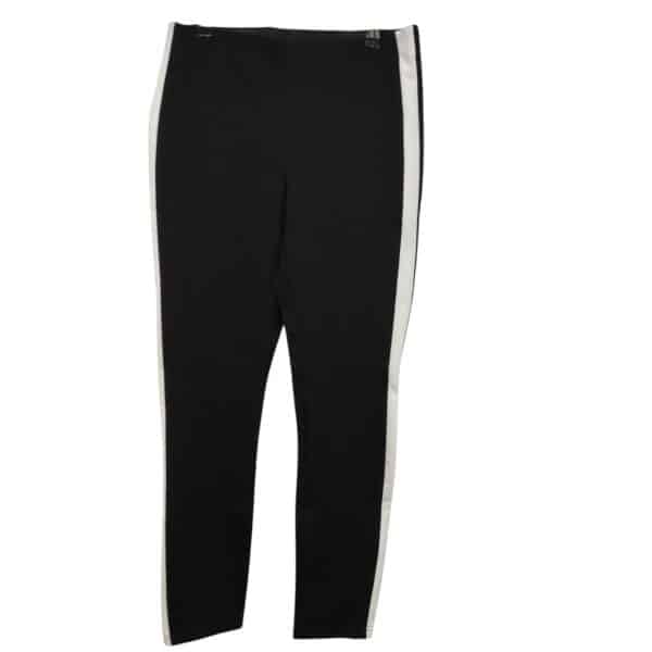 CALZA NEGRA LATERAL BCO VERO MODA TM