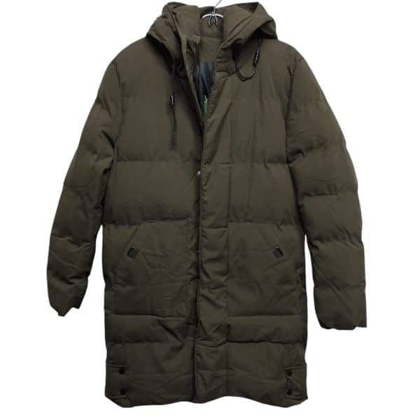 CAMPERA LARGA VERDE SECO TM APROX COMO NUEVO