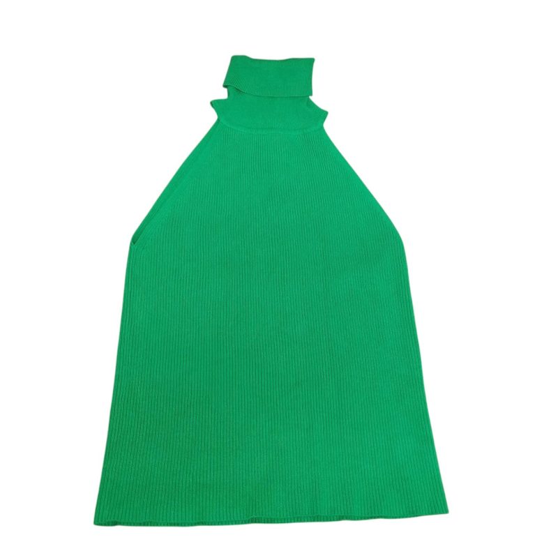 MUSCULOSA CUELLO POLERA MORLEY VERDE ZARA TM