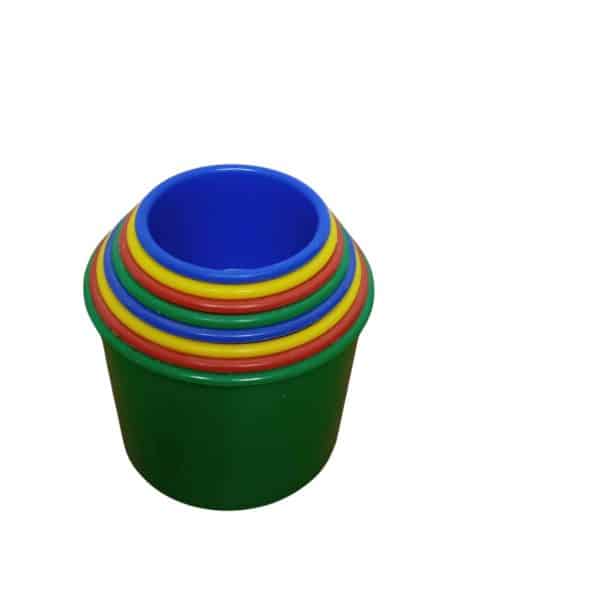 VASO APILABLES DE COLORES 1 AL 8
