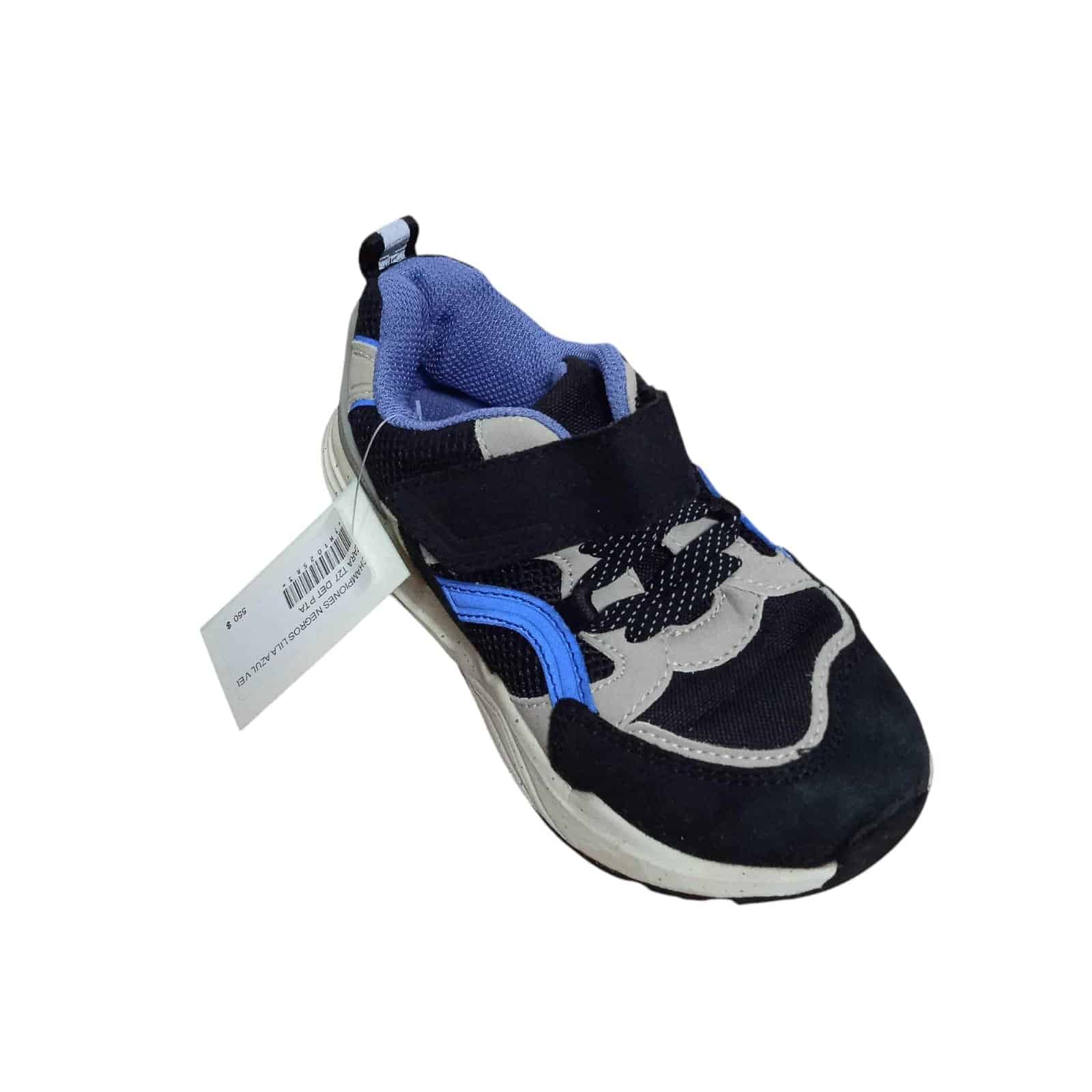 CHAMPIONES NEGROS LILA AZUL VELCRO ZARA T27 DET PTA