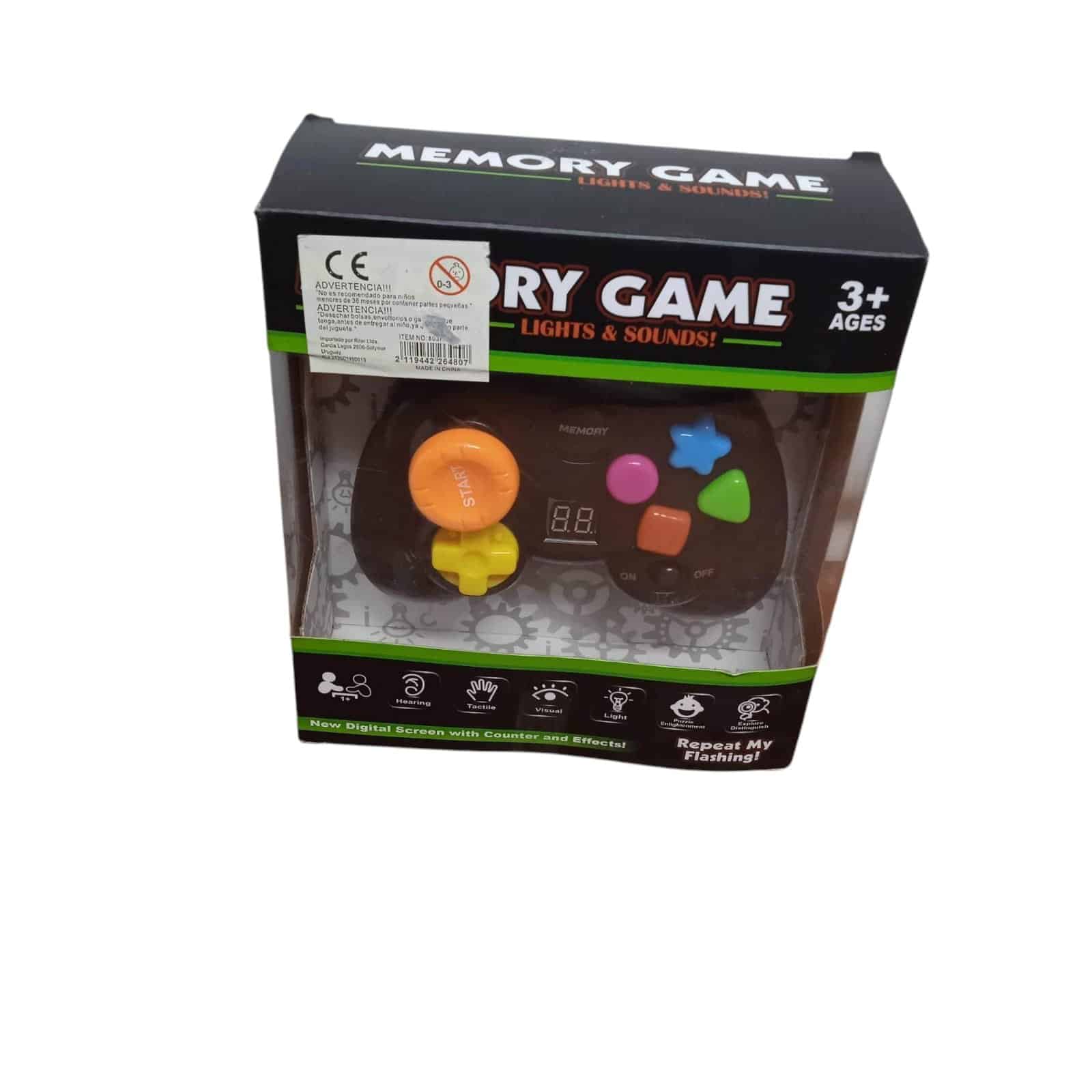 MEMORY GAME CONTROL NEGRO EN CAJA