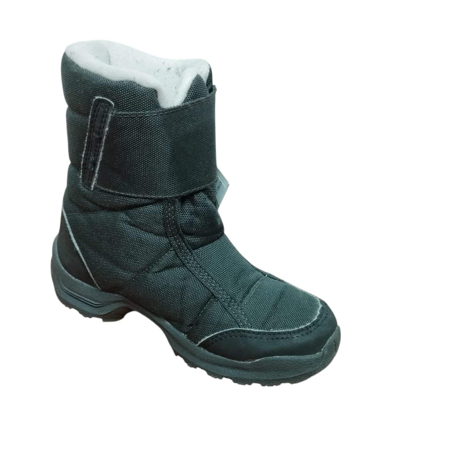 BOTAS CORTAS IMPERMEABLES P/NIEVE NEGRAS QUECHUA T 27 ROCE