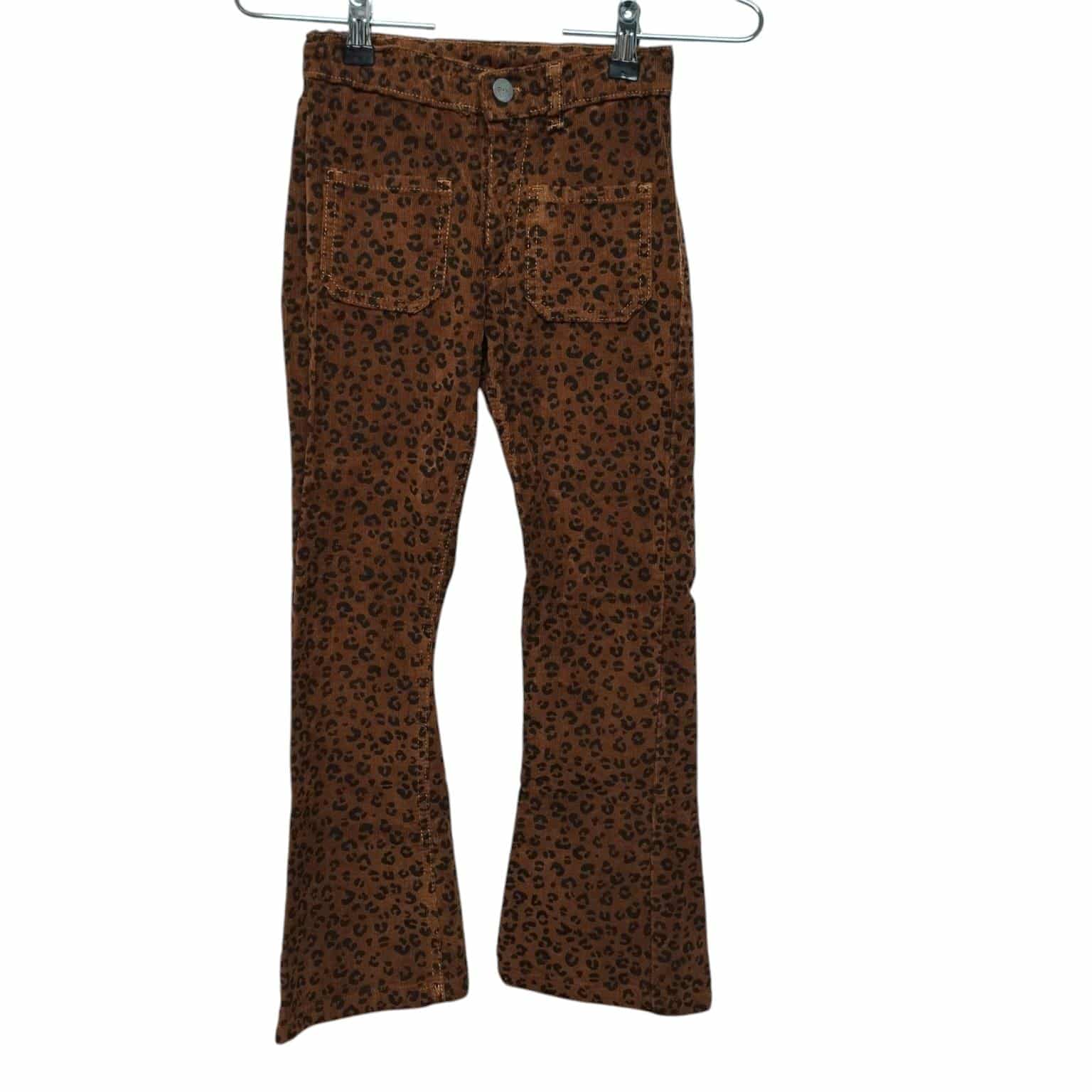 PANTALON PANA MARRON ANIMAL PRINT CHK T 12