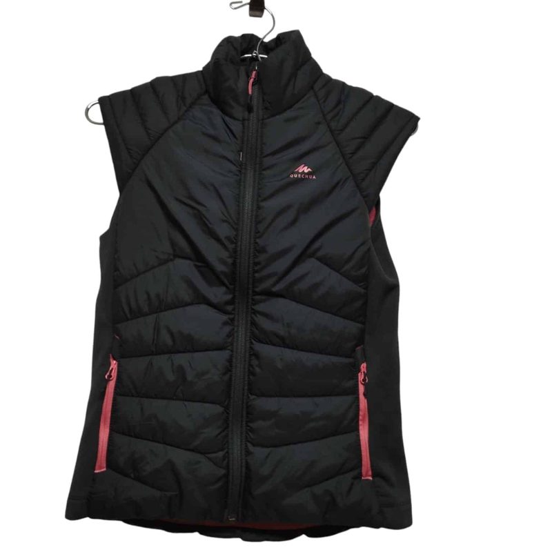 CHALECO INFLADO AZUL ROSADO QUECHUA T 8-9