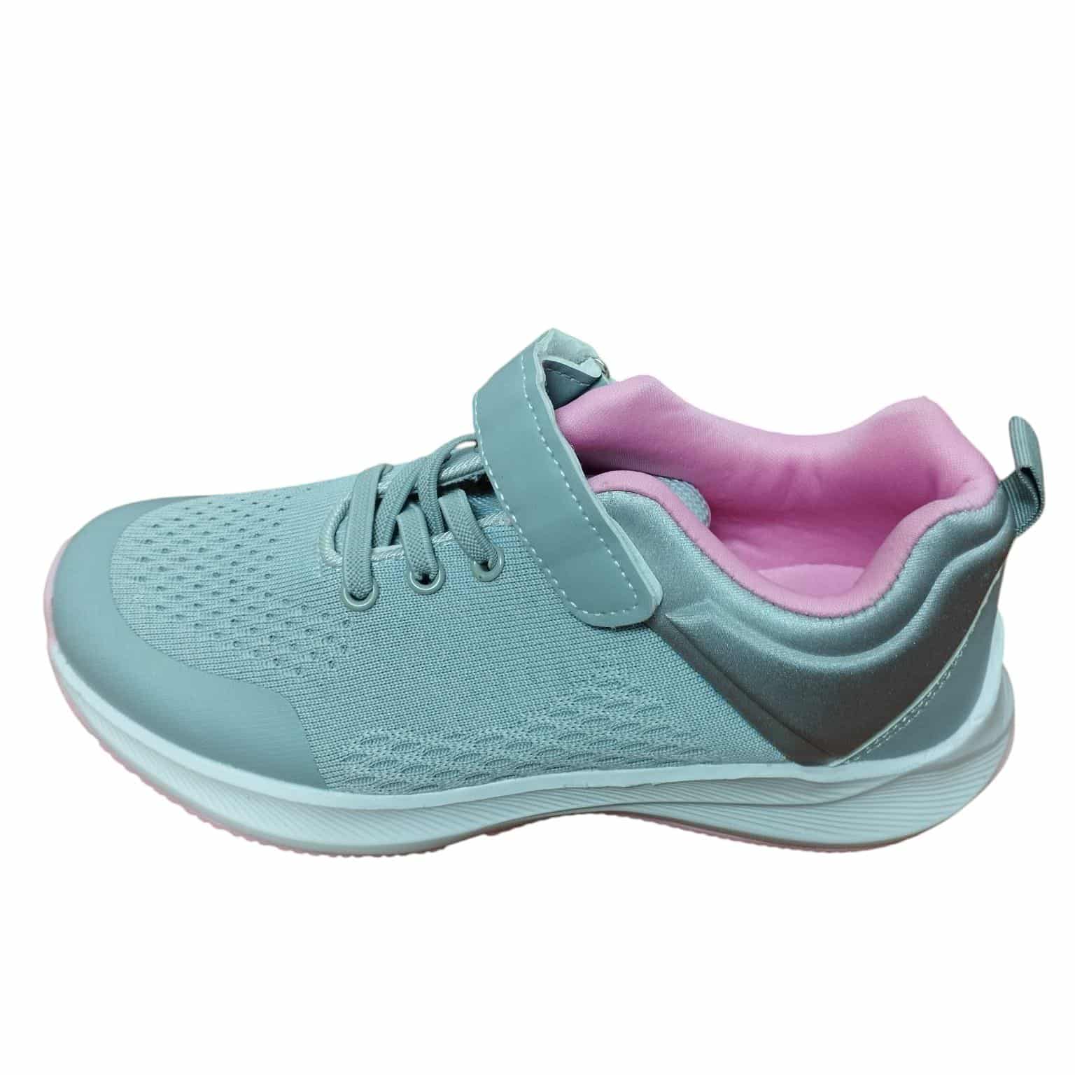 CHAMPIONES GRIS ROSADO VELCRO AMERICAN SPORT T 35 NUEVOS