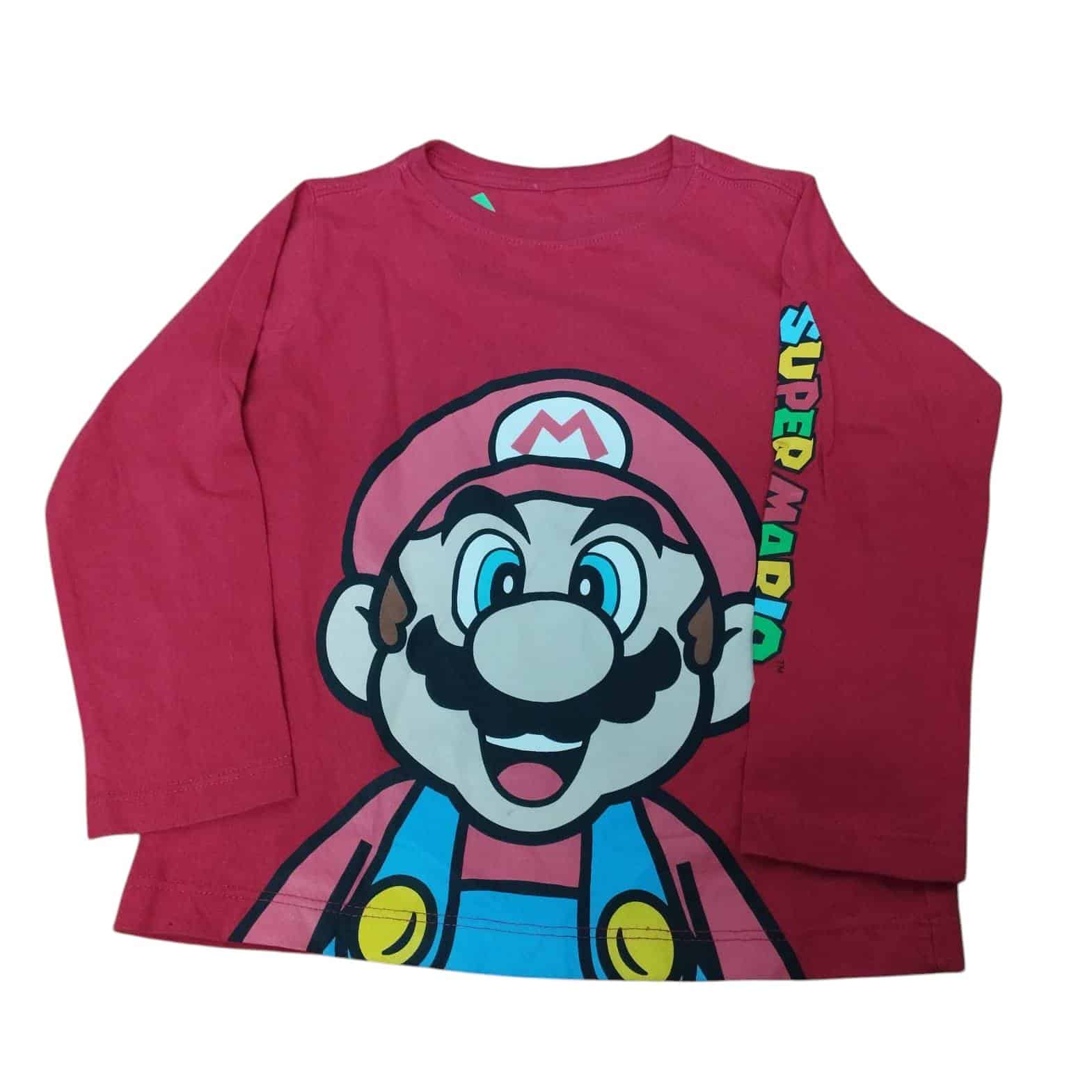 REMERA ALG ROJO SUPER MARIO T 04