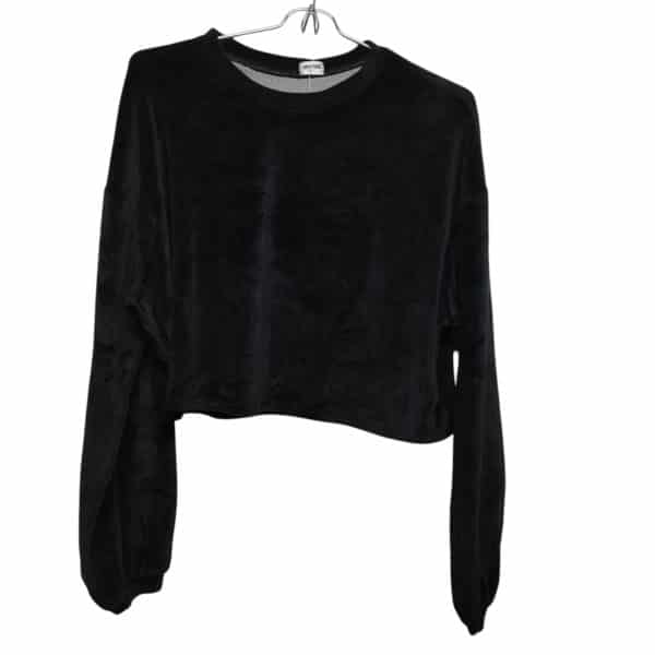 BUZO PIEL DURAZNO NEGRO CORTO OMSTORE T2 (M APROX)