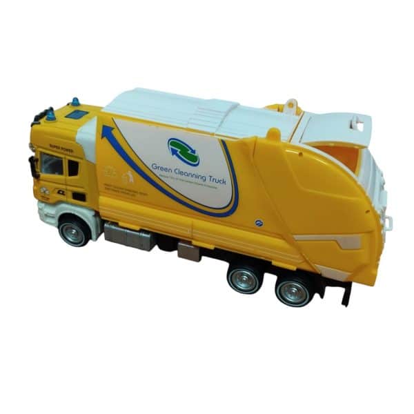 CAMION DE BASURA ANARANJADO GREEN CLEANING  TRUCK - Imagen 2