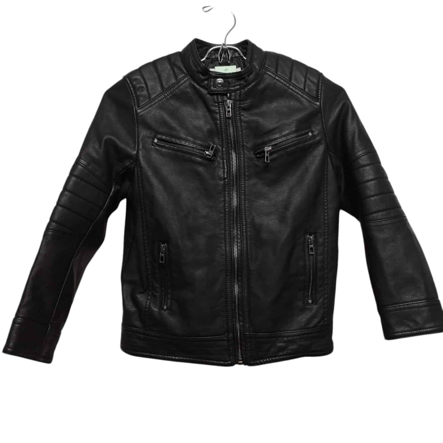 CAMPERA CUERINA NEGRA ZARA T 8