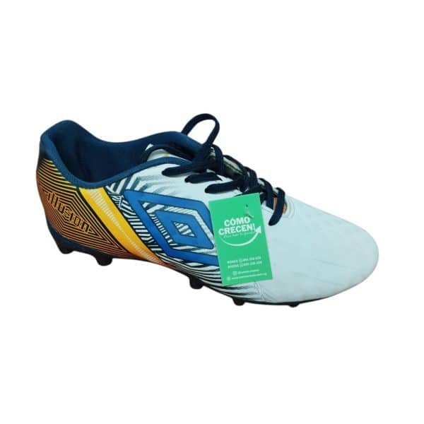CHAMPIONES FUTBOL BLANCO AZUL NARANJA ILUSION UMBRO T38 RASP