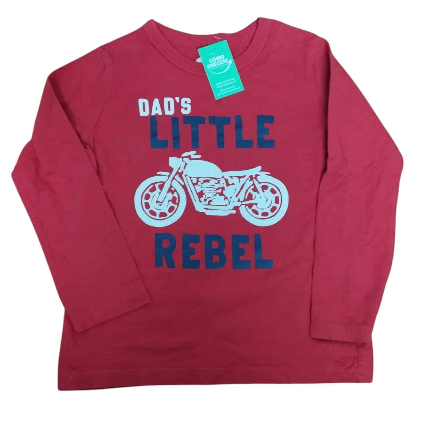 REMERA AL GROJO AZULBCO MOTO OSHKOSH T 4