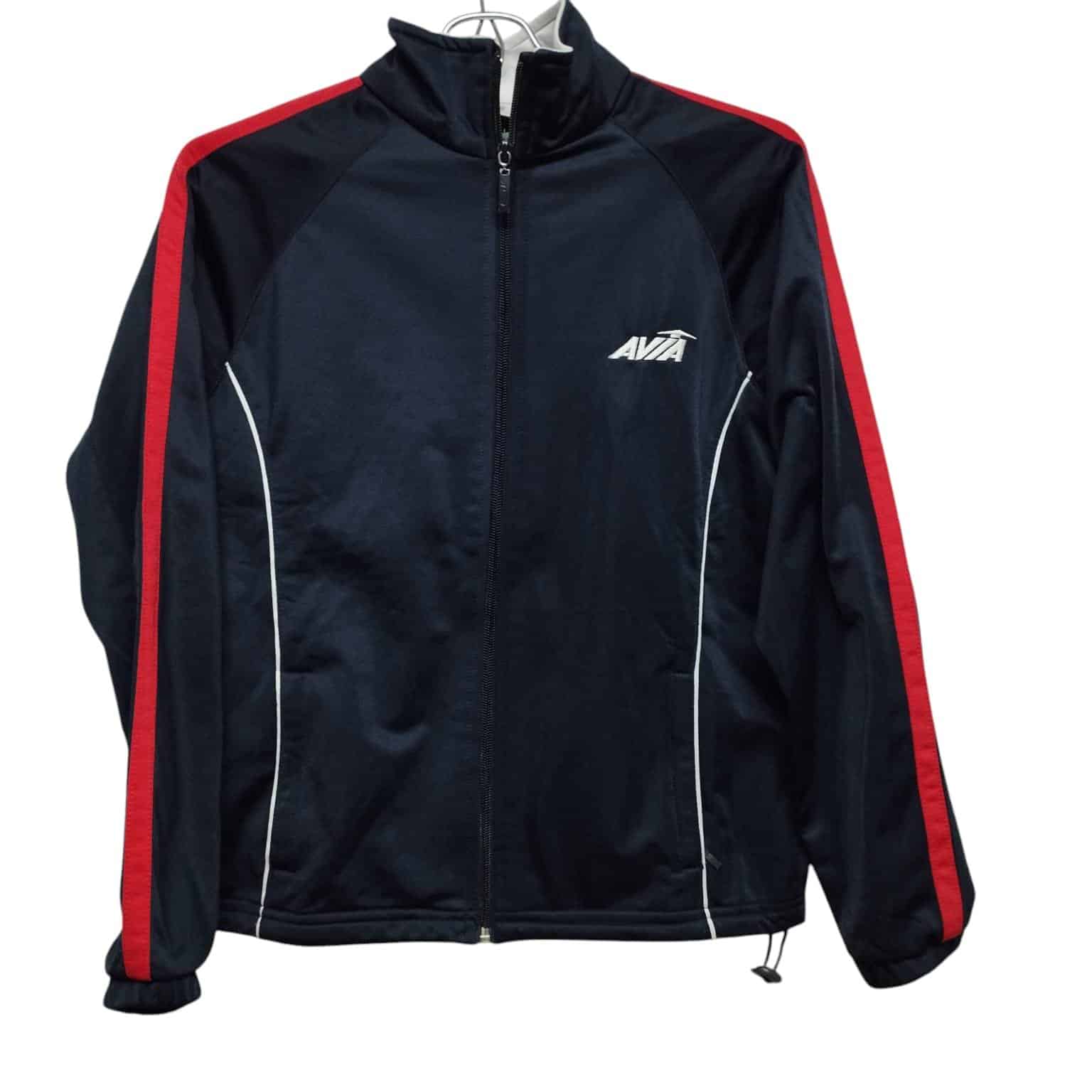 CAMPERA DEPORTIVA AZUL ROJO BCO AVIA T 12