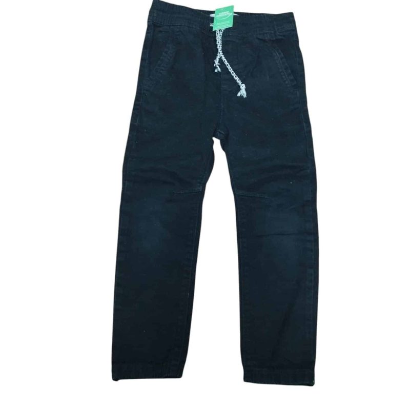PANTALON NEGRO ELASTIZADO KIDS DENIM T 3