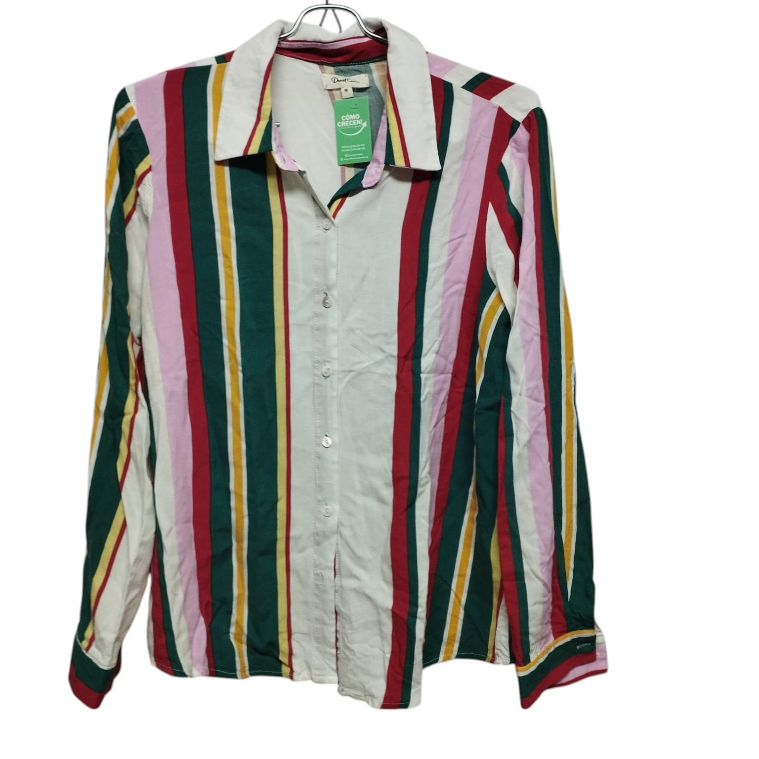 CAMISA A RAYAS MULTICOLOR DANIEL CASSIN T M