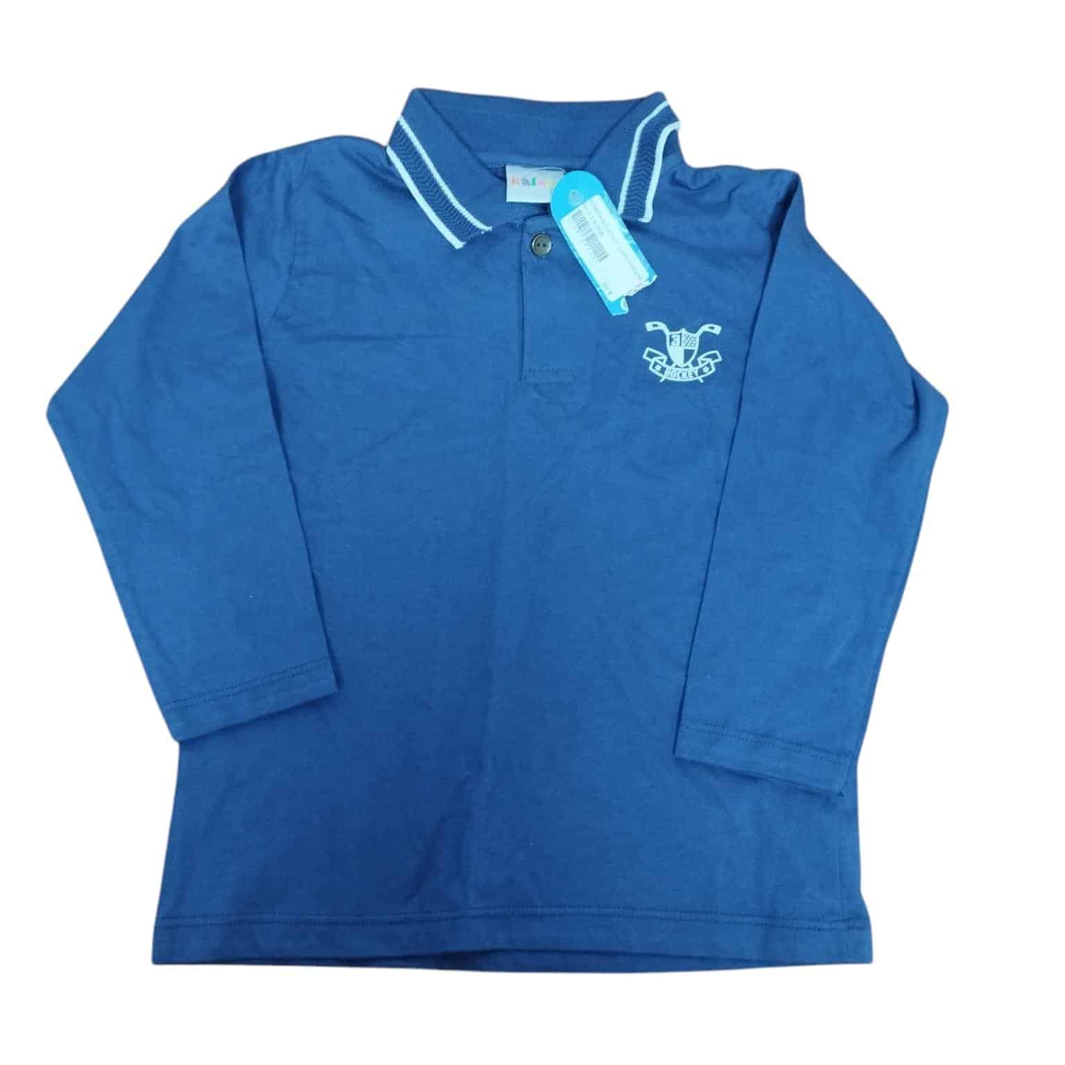REMERA ALG AZUL C CUELLO HOCKEY KAIANI T 3 NUEVA