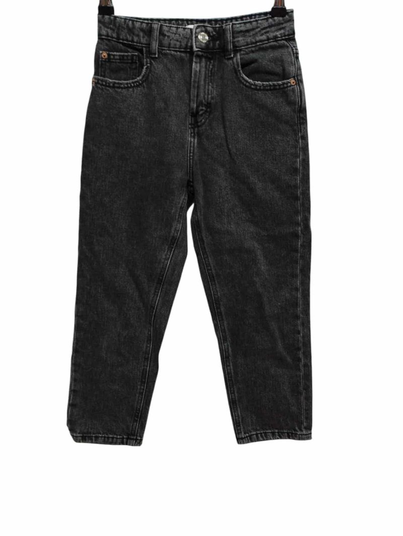 JEAN ANCHO NEGRO ZARA T 10