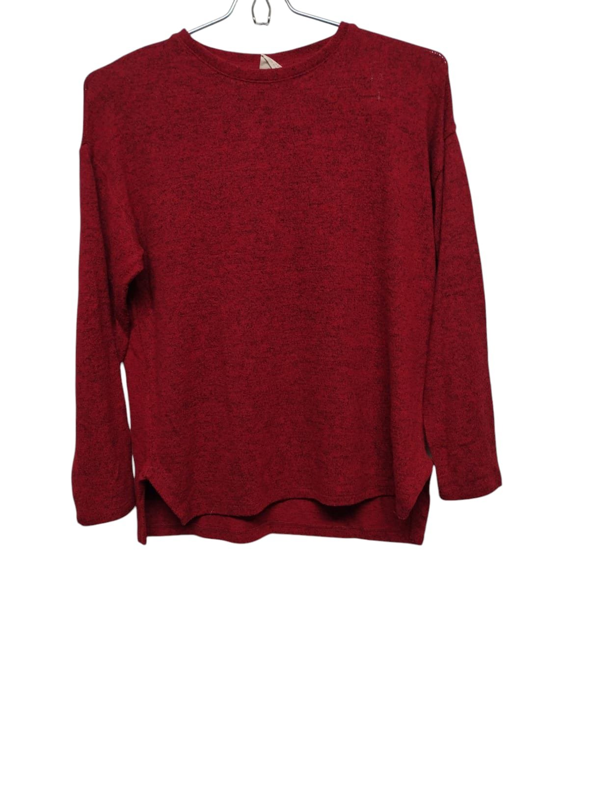 BUZO LANILLA ROJO ZARA T10