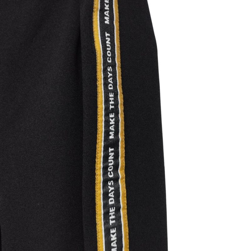 PANTALON NEGRO FRANJA AMARILLA MAKE THE DAYS PARISIEN TL - Imagen 2