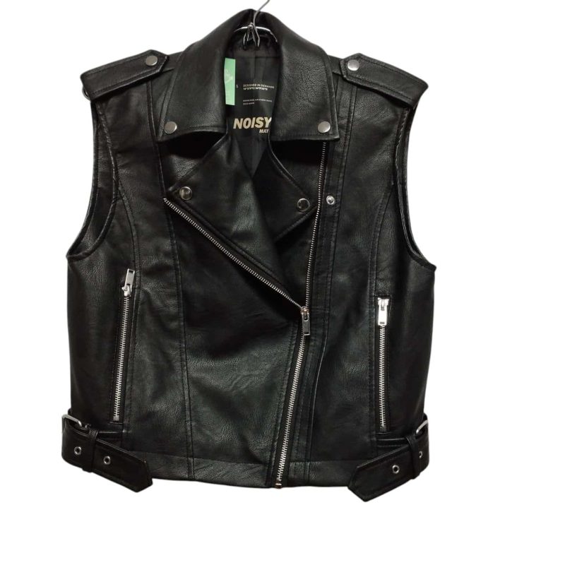 CHALECO CUERINA NEGRO NOISY MAY T S