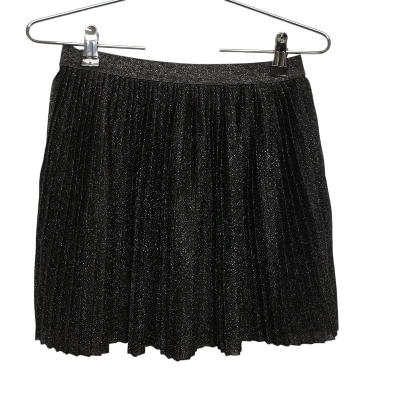 POLLERA NEGRA BRILLOSA TABLITAS FUZARKA T 13/14