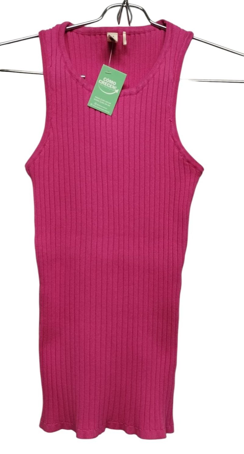 MUSCULOSA HILO FUCSIA BASICOS T XS