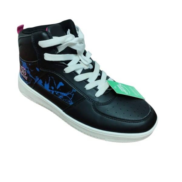 CHAMPIONES BOTA CUERINA NEGRO AZUL FUCSIA NARUTO PRIMARK T 38