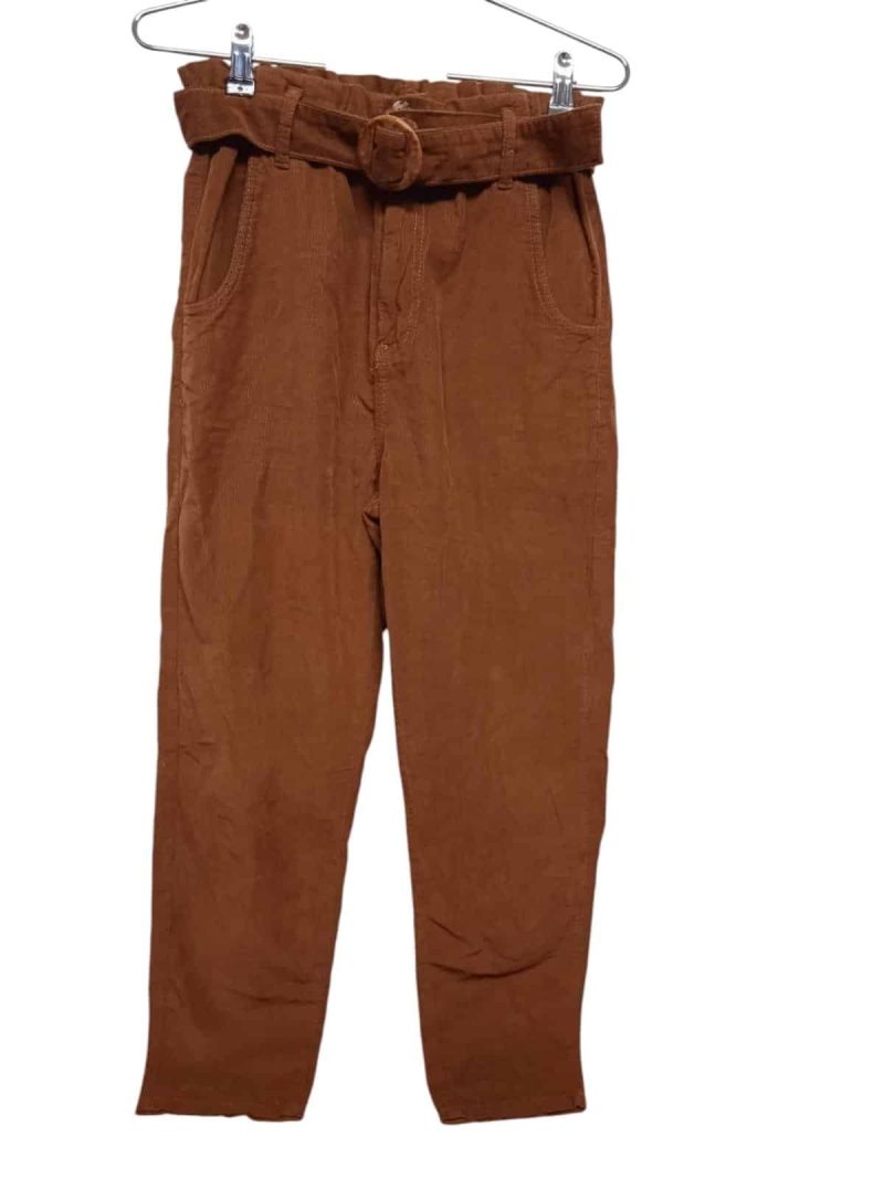 PANTALON PANA MARRON C CINTO MARFINNO T P