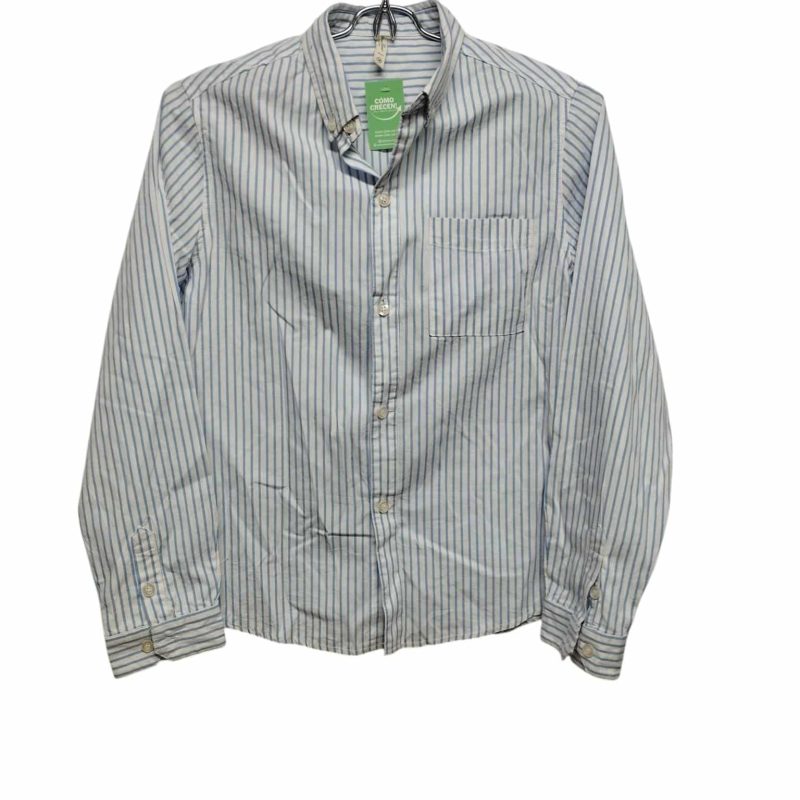 CAMISA BLANCA RAYAS CELESTES THOMAS TRENT T14