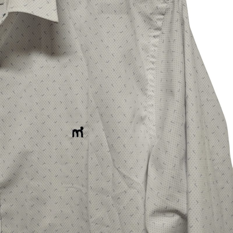 CAMISA BCA PUNTITOS DIBUJOS EN LILA MISTRAL T L - Imagen 2
