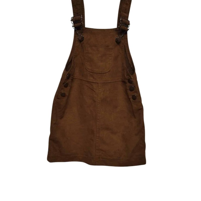 JUMPER TIPO GAMUZA MARRON BOLSILLO ZARA T4