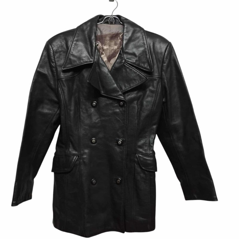 CHAQUETA CUERO ROCK VALLEY TM BORDE PUÑO GT