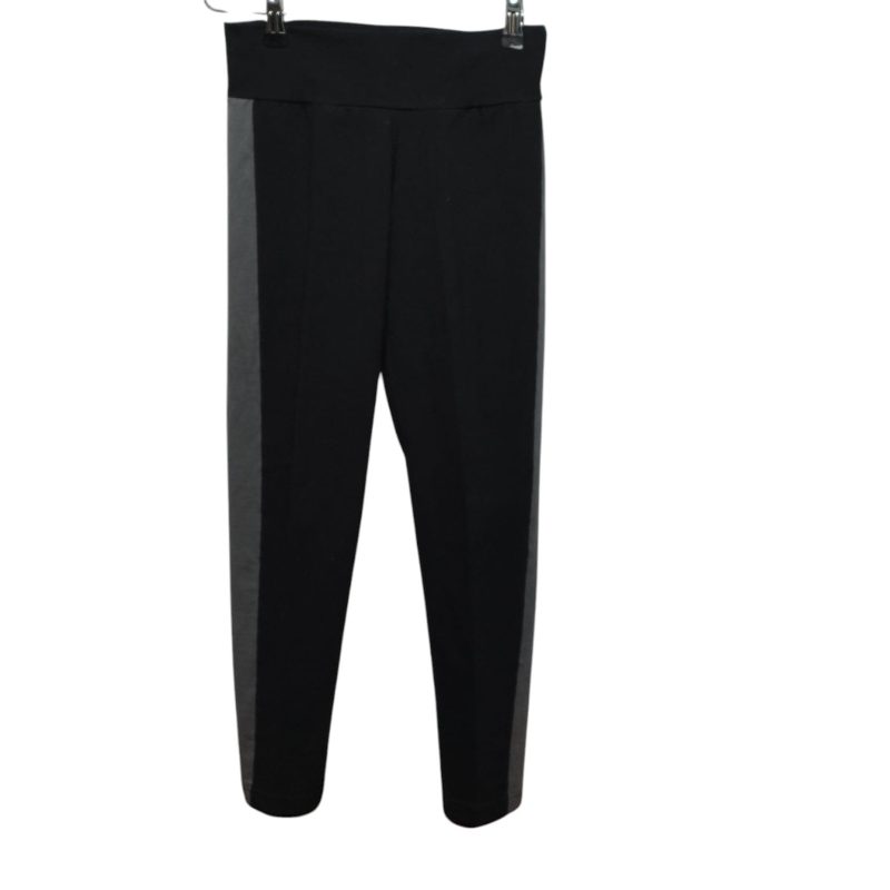 CALZA DEPORTIVA NEGRA FRANJA GRIS GUAYACAN T2/M