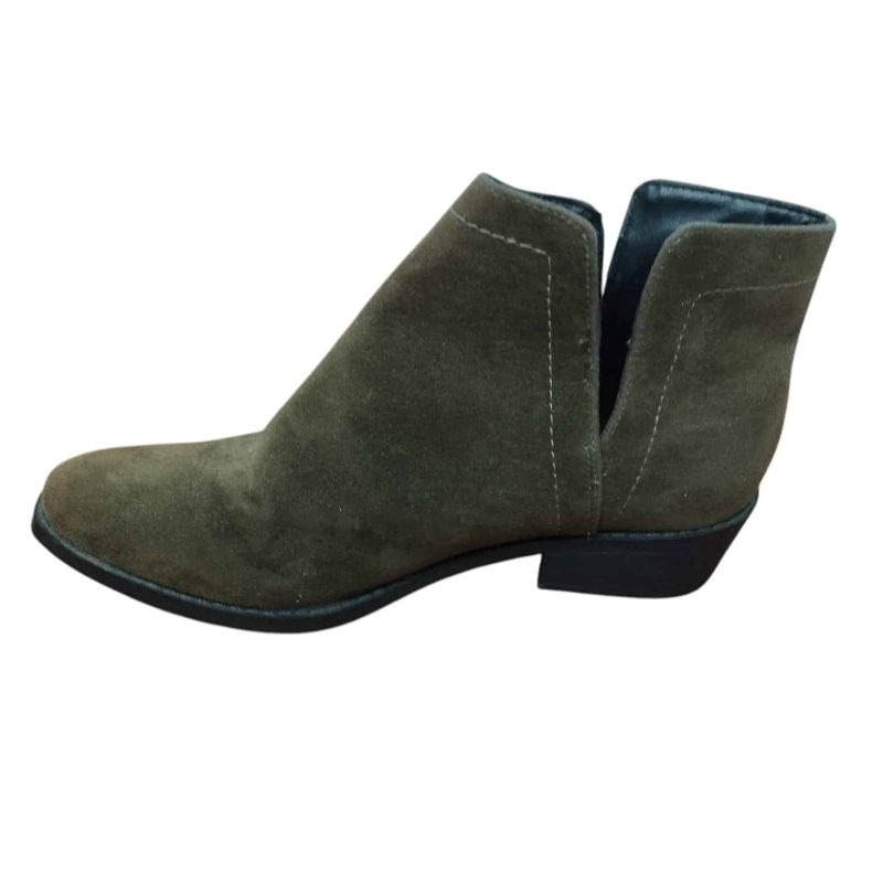 BOTINES NOBUK MARRON ANNA LUZ T 36-34 BR