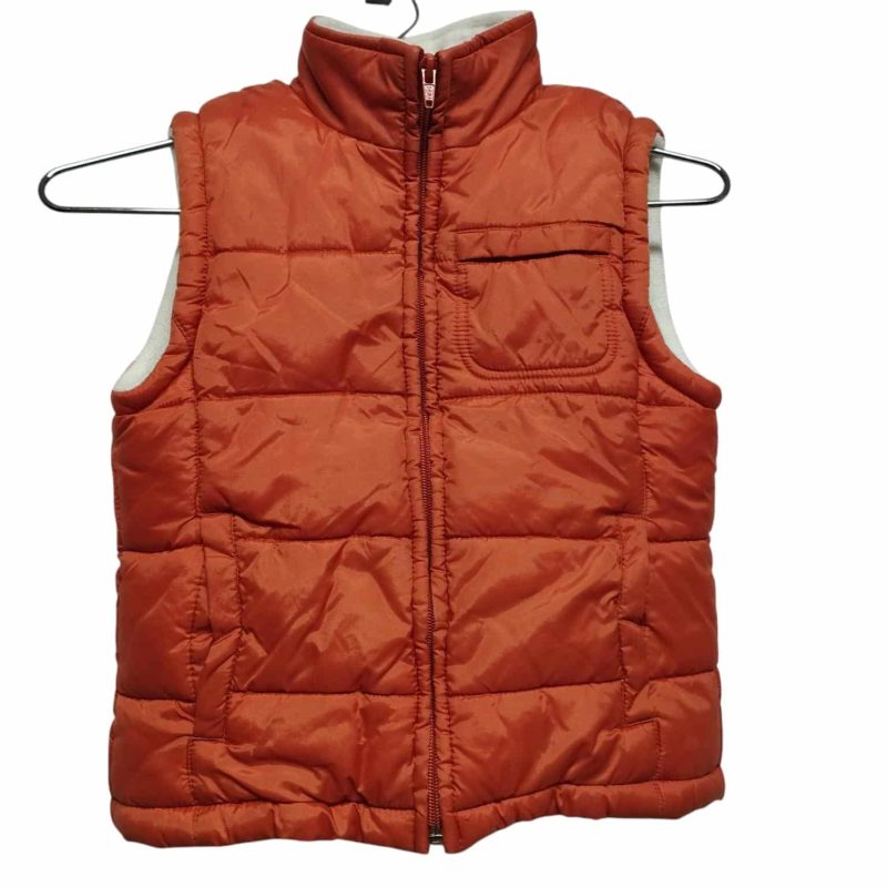 CHALECO NARANJA FORRADO POLAR BLANCO TEX T6
