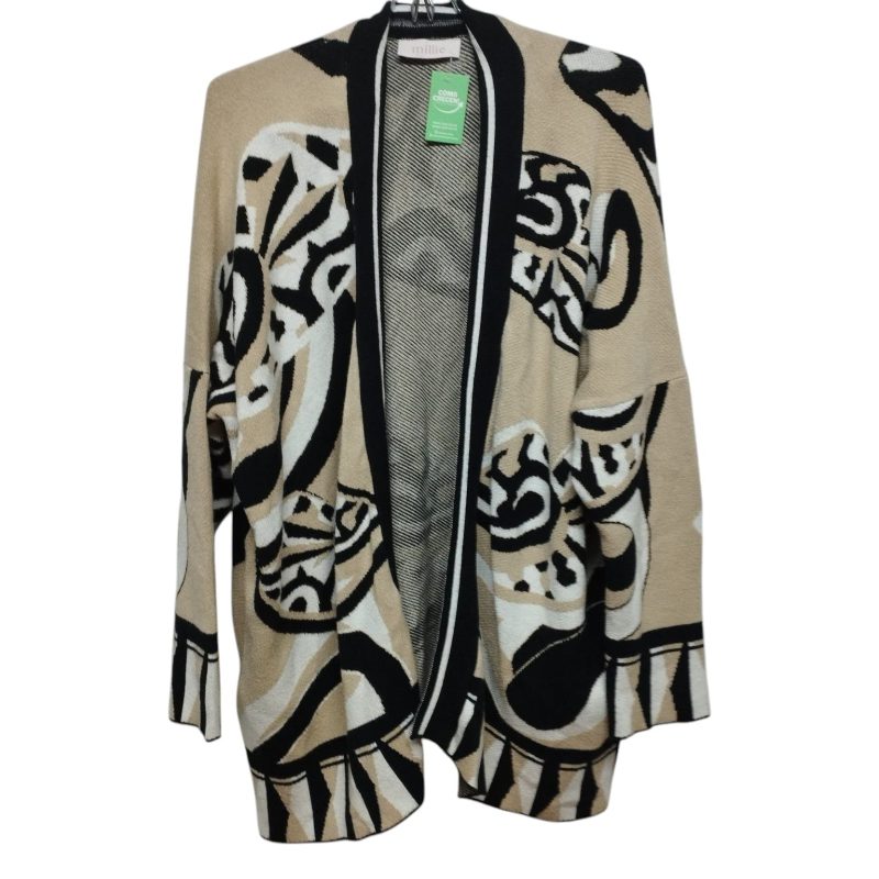 SACO ANCHO BEIGE BLANCO NEGRO MILLIE TL/XL AP